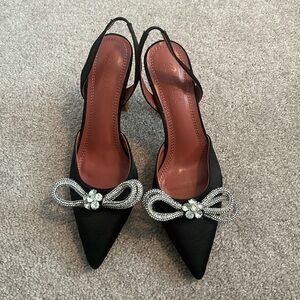 Amazon “Crystal” Bowknot Heel. Fits more like a 7.5 than an 8